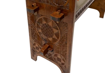 Swedish Mid-Century Modern Ash Small Bench or Stool, 1960s